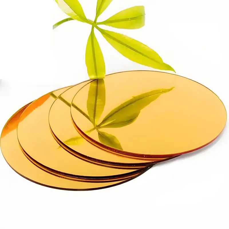 Золотой зеркальный акриловый лист